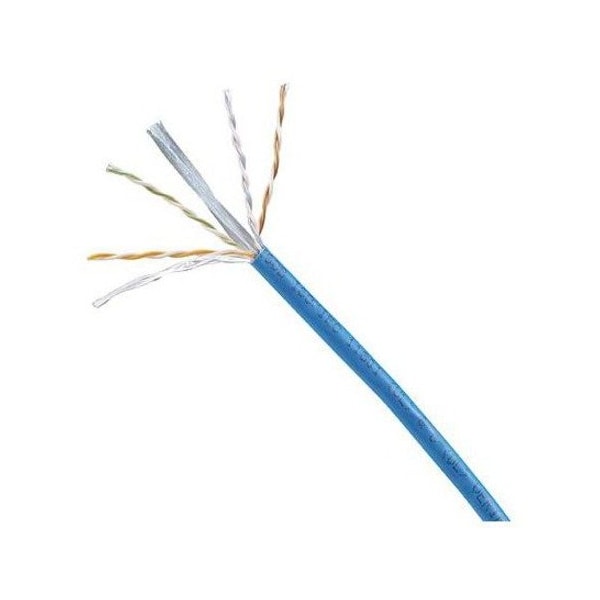 Panduit 23-4P UTP-CMR SOL BC CAT6 IP5, PE/PVC BLUE JKT, REELEX TX6000, 1000FT - PUR6004BU-W