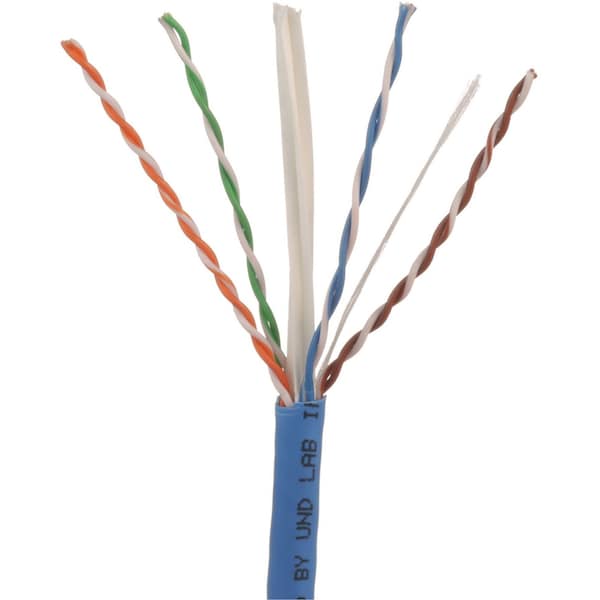 Panduit 23-4P UTP-CMR SOL BC CAT6 IP5, PE/PVC BLUE JKT, REELEX TX6000, 1000FT - PUR6004BU-W