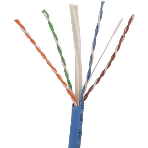 Panduit 23-4P UTP-CMR SOL BC CAT6 IP5, PE/PVC BLUE JKT, REELEX TX6000, 1000FT - PUR6004BU-W