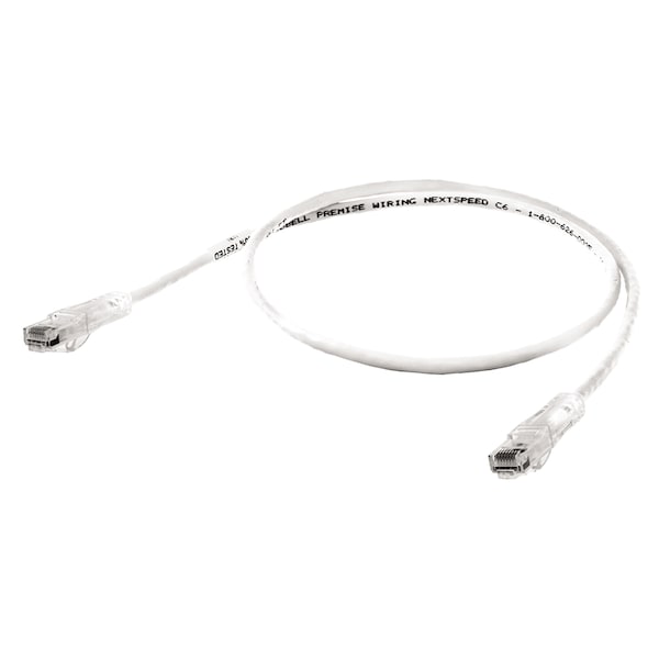 Cable de montaje de módulo 24-4PR trenzado, CAT6 T568A/B 7FT, blanco NEXTSPEED - HC6W07