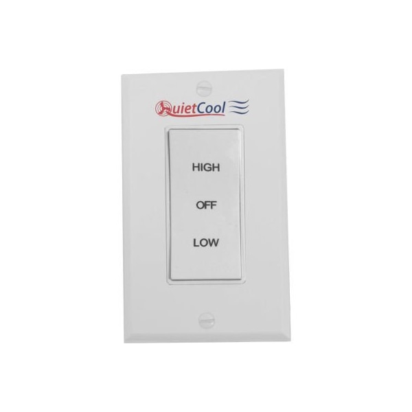 Interruptor basculante QuietCool Hi/Low/Off y Placa IT-35000 - IT-35000
