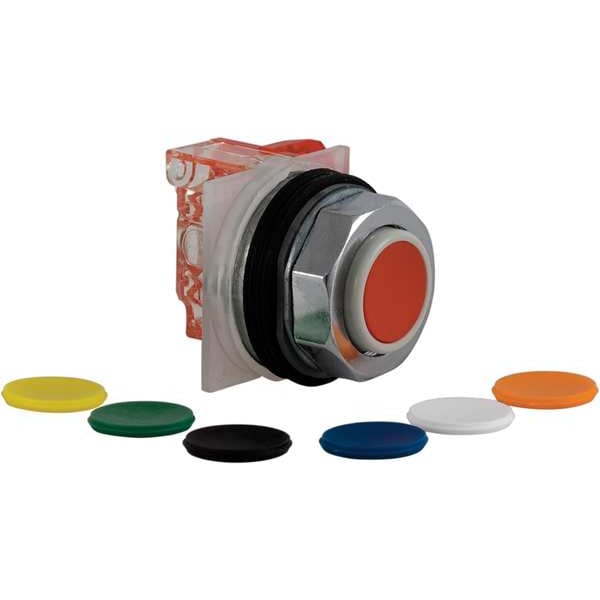 Botón de pulsación sin iluminación Schneider Electric, 30 mm, 1 contacto normalmente abierto, Universal - 9001KR3UH5