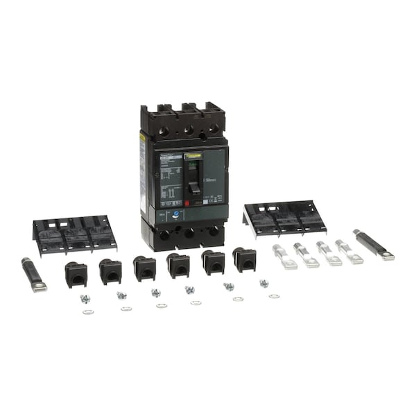 Square D Molded Case Circuit Breaker, JGS Series, 225A, 3 Pole, 600V AC, 65kA at 240V AC - JGS36225