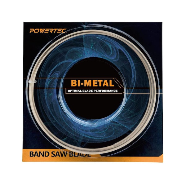 Powertec 105 in L, 1/2 in W, 14 TPI, Bi-Metal, 0.025 in Thick - 13390