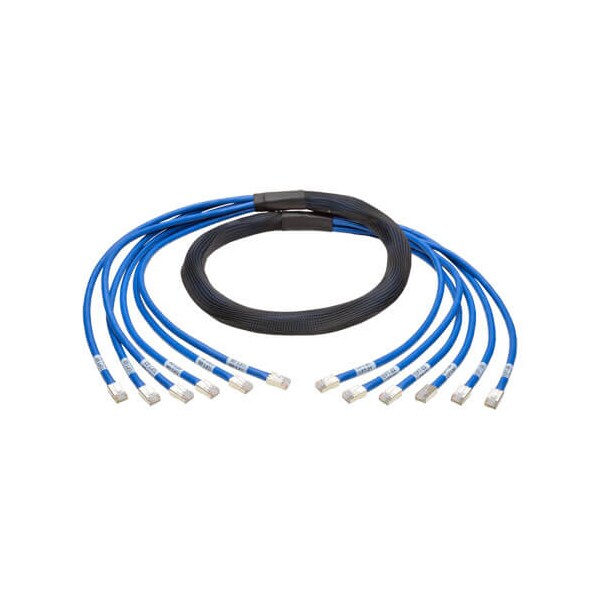 Tripp Lite Aug Cat6/6A Pre-Terminated Cop, N261-010-6MM-BL - N261-010-6MM-BL