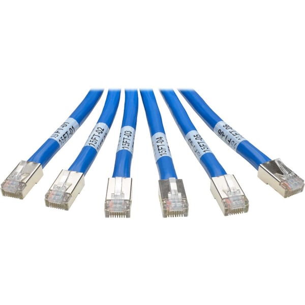 Tripp Lite Aug Cat6/6A Pre-Terminated Cop, N261-010-6MM-BL - N261-010-6MM-BL