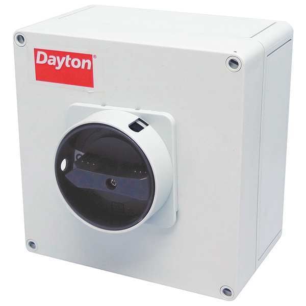 Interruptor de desconexión de un solo tiro Hoffman no fusible, encapsulado, 50 A, 600V AC, 3 polos, NEMA 12, 3R - VS-DS60BG