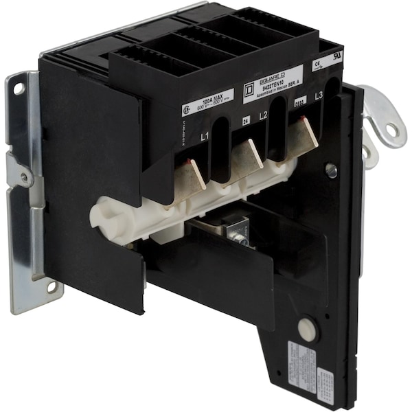 Mecanismo de operación Square D, montado en brida, profundidad variable, 100A, 600V, sin fusible, mecanismo de interruptor, mango de 6 pulgadas, NEMA 4 - 9422ATEN101