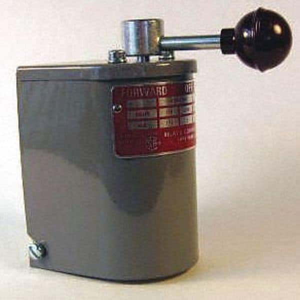Interruptor de tambor inversor de relé y control, RS-1M-SH con mango - RS-1M-SH