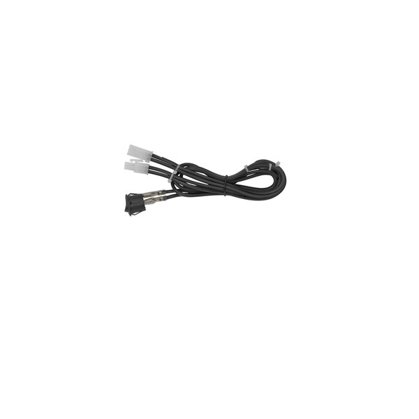 Interruptor basculante redondo Tresco 1224VDC con 2 m 79 de cable, negro - L-RDSW-2M-BL-1