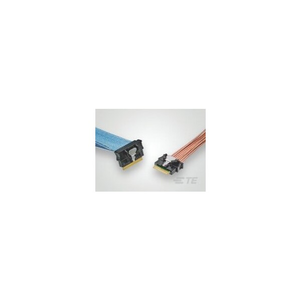 Te Connectivity Ethernet Cables / Networking Cables Sliver C/A, 50P, Str To R/A, 10Ghz, 85Ohm - 2821638-1