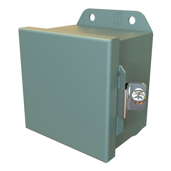 Hammond Steel Electrical Enclosures, 16 in H, 8 in D, 14 in W, NEMA 4, 12, Hinged - HJ16148HLP