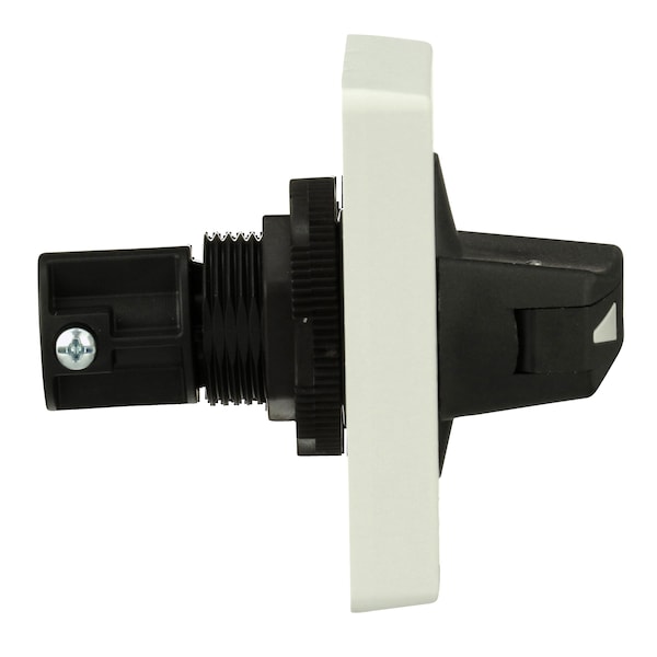Interruptor de desconexión Schneider Electric, TeSys VLS, manija rotativa sobresaliente, montaje en orificio, 65x65 mm, manija negra, eje de 5 mm, desactivable - VLSH2H5BD