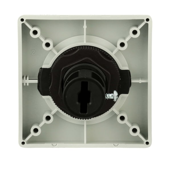 Interruptor de desconexión Schneider Electric, TeSys VLS, manija rotativa sobresaliente, montaje en orificio, 65x65 mm, manija negra, eje de 5 mm, desactivable - VLSH2H5BD