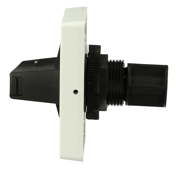 Interruptor de desconexión Schneider Electric, TeSys VLS, manija rotativa sobresaliente, montaje en orificio, 65x65 mm, manija negra, eje de 5 mm, desactivable - VLSH2H5BD