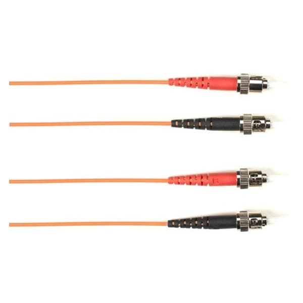 Black Box 1-M, St-St, 62.5-Micron, Multimode, Pvc - FOCMR62-001M-STST-OR