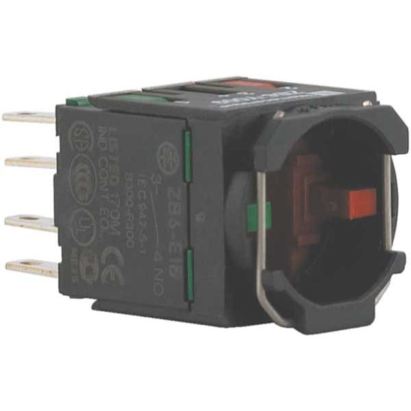 Bloque de contacto Schneider Electric, 1NA/1NC de ruptura lenta, 16mm - ZB6Z5B