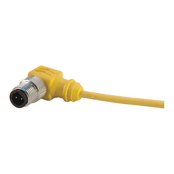 Remke Cordset, Dual Key, PVC, Male, 3 Pole, 12 ft. - 203F0120G