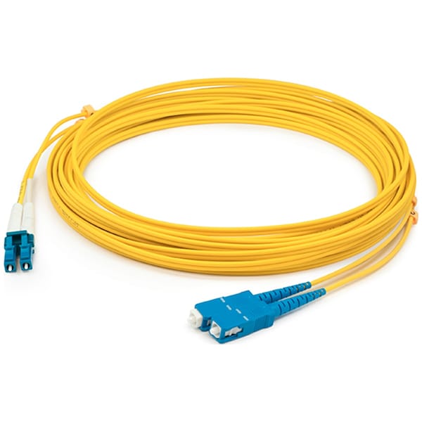 Add-On This Is A 20M Angled Sc (Male) To Lc (Male) Yellow Duplex Riser-Rated - ADD-ASC-LC-20M9SMF