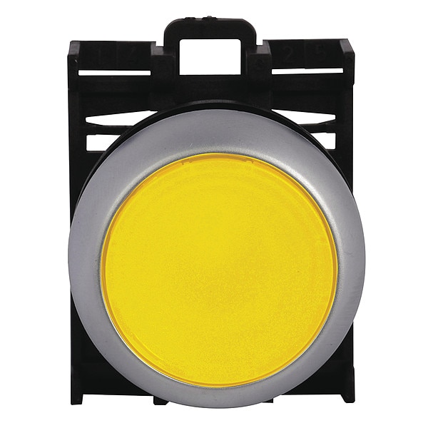 Eaton No-iluminado M22 - PB SIL-BZL FLSH GRN, 22.5 mm, Amarillo - M22-DRL-Y