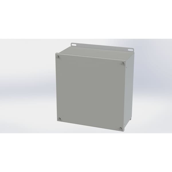Saginaw Control & Engineering Carbon Steel Electrical Enclosures, 12.13 in H, 6 in D, 12 in W, NEMA 3R, 4, 12, 13, Screw On - SCE-1212SC