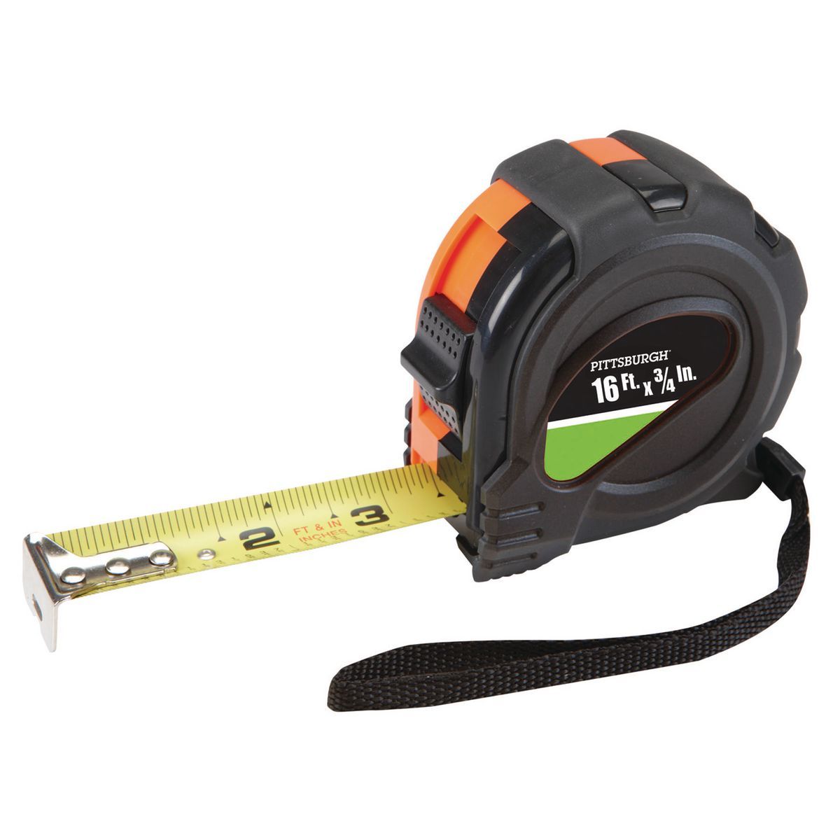 Cinta métrica QuikFind de 16 pies x 3/4 de pulgada con carcasa de ABS - 62466 en Pittsburgh