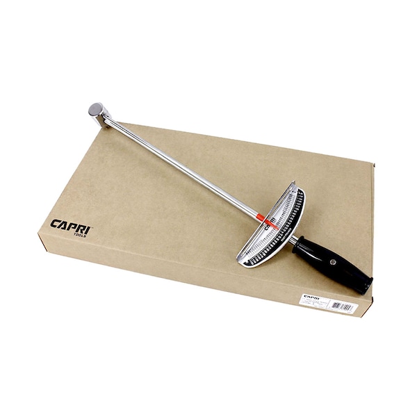 Capri Tools 1/2 in Drive Beam Style Torque Wrench, 0-150 ft.-lb. - CP31004