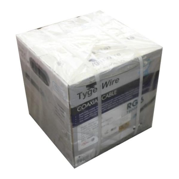 Homevision Technology Home Vision Technology RG6511000 TygerWire 1000 ft. RG6 Coaxial Cable with 60 Percent Braid-FT4-CMR-CSA-UL - RG6511000