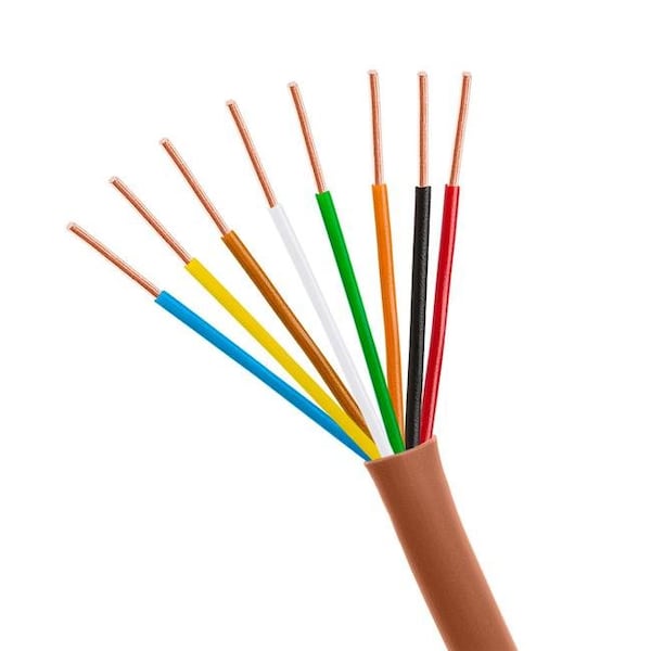 Cmple Cmple 1333-N 250 ft. 18-8 Thermostat 18AWG 8 Conductor Unshielded Cable; Red - 1333-N