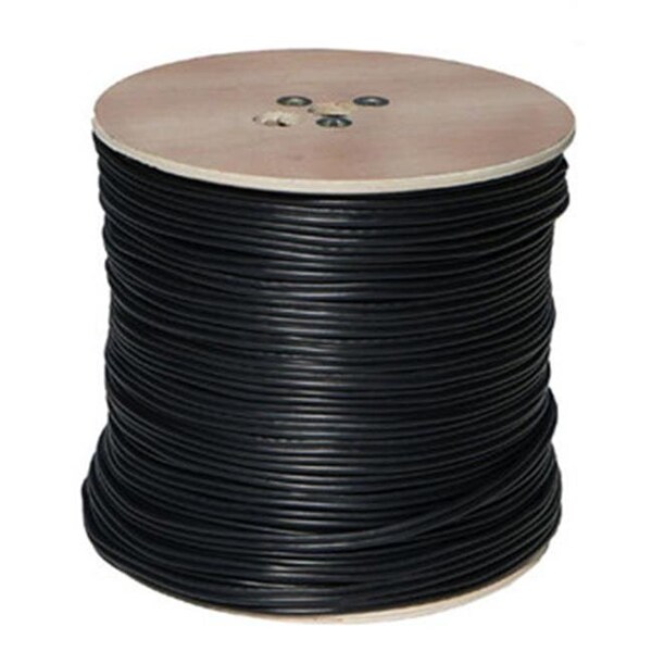 Spt Security Systems SPT Security Systems 90S-1000B 1000 ft. RG59 Siamese Coaxial & Power Cable; Black - 90S-1000B
