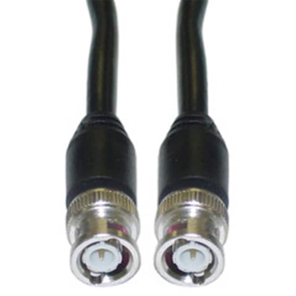 Cable Wholesale BNC RG59-U Coaxial Cable Black BNC Male 100 foot - 10X3-011HD