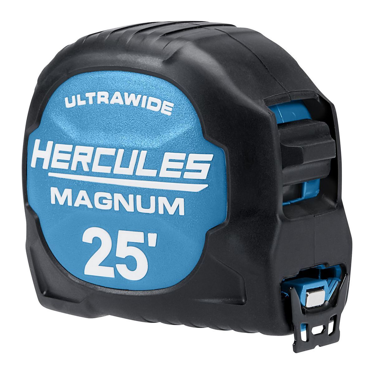 Cinta métrica magnética Hercules de 25 pies x 1-1/4 pulgadas con doble gancho - 58368