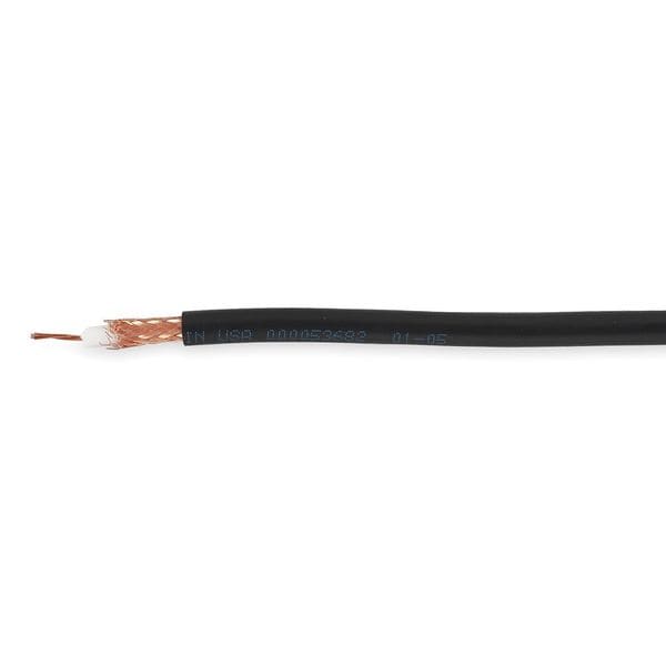 Carol Coaxial Cable, 20 AWG, 1000 ft., Black - C1142.41.01