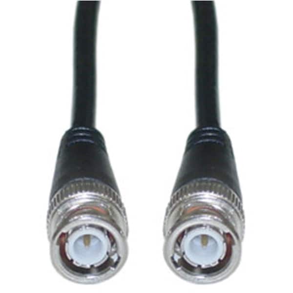 Aish BNC RG58 AU Coaxial Cable Black BNC Male Copper Stranded Center Conductor 100 foot - AI195973