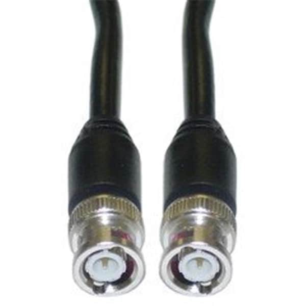 Aish BNC RG59-U Coaxial Cable  Black  BNC Male  12 foot - AI21691