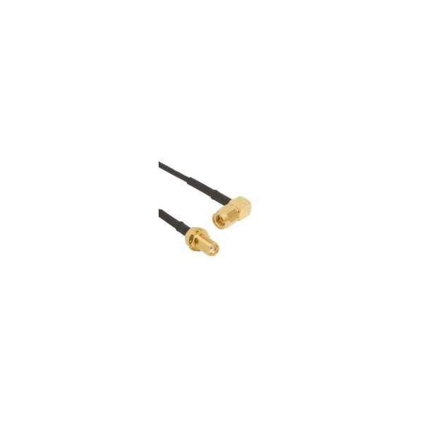 Rf Rf Cable Assemblies Sma St Bh Jk To R/A Plug Rg-174/U 12In - 135111-02-12.00
