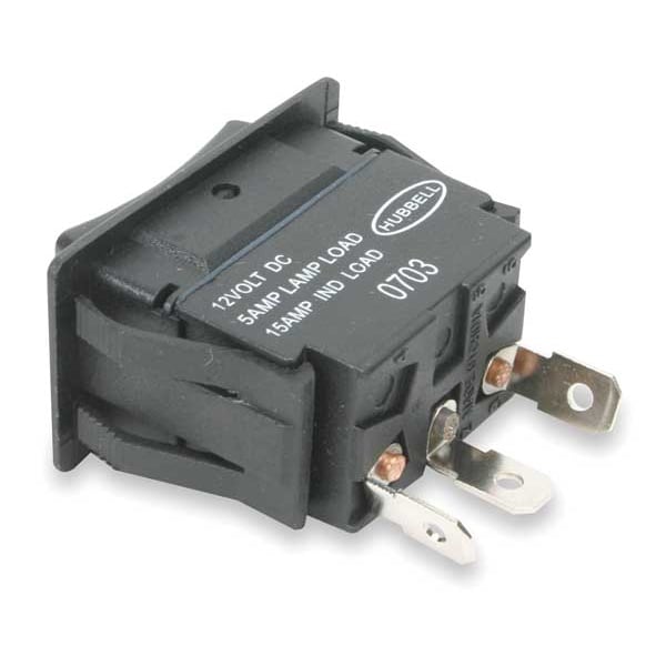 Interruptor basculante de dispositivo de cableado Hubbell, SPDT, 3 conexiones - MR123MMSP