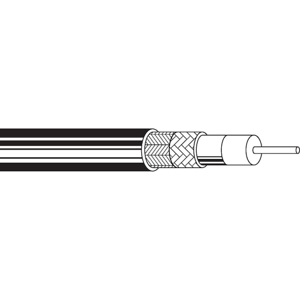 Belden RG11 61% BRAID BONDED FLOODED, COAX NON NEC, 1000FT - B1525A