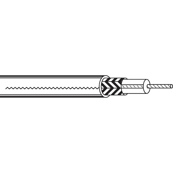 Belden M17/93-RG178 30 STR SCCS TFE, 96% SPC BRD SHD FEP JKT WHT, 1000FT - 83265 0091000