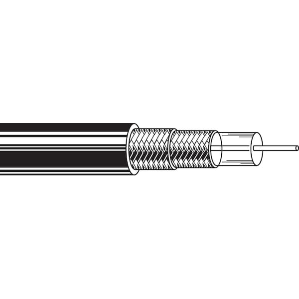 Belden M17/167-00001 19 SOL PE 2-95%, SPC BRD SHD PVC11A JKT CMX BLK, 1000FT - 9273 0101000