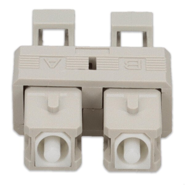 Add-On Addon Sc Male To Lc Female Mmf Om3 Duplex Fiber Optic Adapter - ADD-ADPT-SCMLCF3-MD