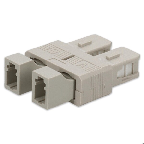 Add-On Addon Sc Male To Lc Female Mmf Om3 Duplex Fiber Optic Adapter - ADD-ADPT-SCMLCF3-MD
