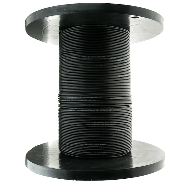 Cable Wholesale Cable Wholesale 10F3-306NH 0.4 in. Black 6 Fiber Multimode Indoor & Outdoor Fiber Optic Cable - 10 Gbit & Riser Rated; 1000 ft. - 10F3-306NH