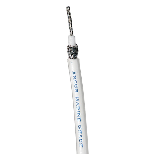 Cable coaxial RG 8X blanco estañado - 250 - 151525