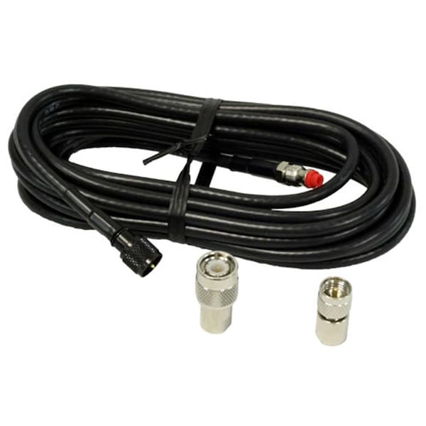 Cable coaxial Procomm de 15 pies con conector de pezón RG58 y TNC y MU - 15EZ