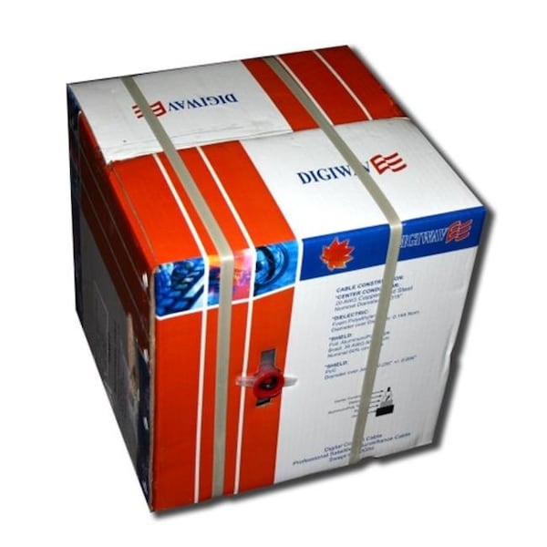 Homevision Technology Homevision Technology RG59211000B TygerWire 1000-Ft RG59 Coaxial Cable with 60 percent Braid- Black - RG59211000B