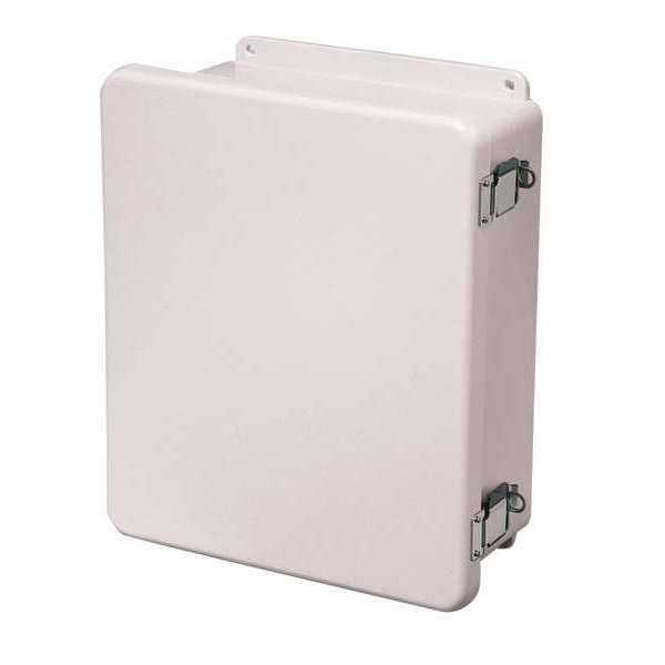 Wiegmann Fiberglass Electrical Enclosures, 5.72 in H, 5.97 in D, 6 in W, NEMA 4X, 6P, 12, Hinged - HW-WHJ60604CHQR