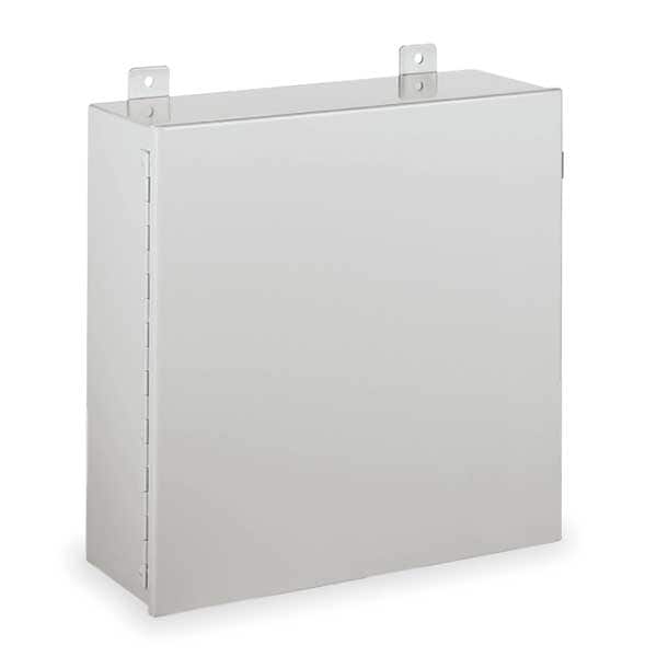 Wiegmann Carbon Steel Electrical Enclosures, 24 in H, 7 in D, 20 in W, NEMA 12, Hinged - B242007CH