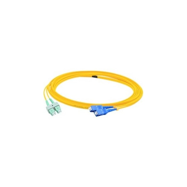 Add-On This Is A 2M Angled Sc (Male) To Sc (Male) Yellow Simplex Riser-Rated - ADD-ASC-SC-2MS9SMF