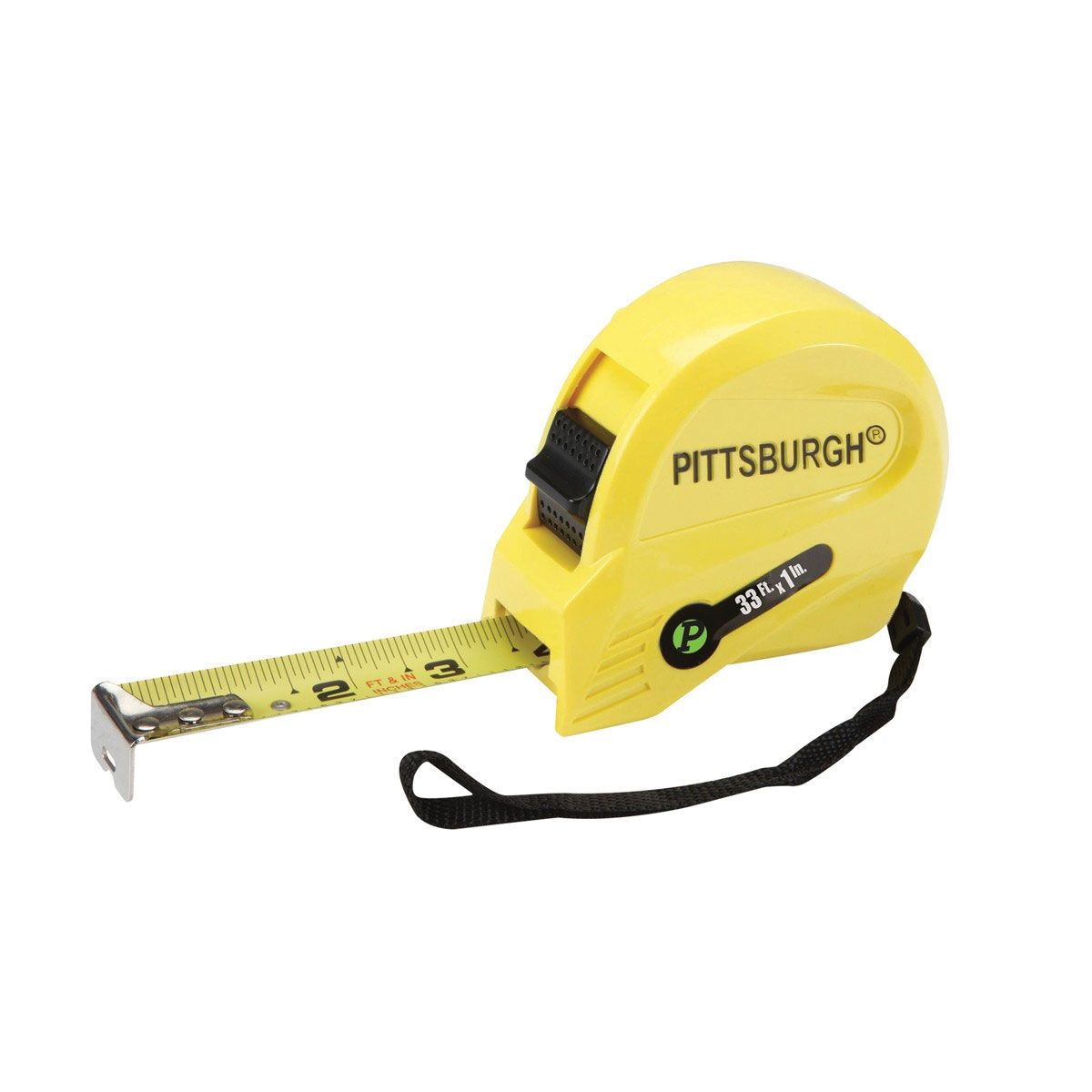 Pittsburgh Cinta Métrica QuikFind de 33 pies x 1 pulgada - 62462